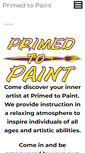 Mobile Screenshot of primedtopaint.com